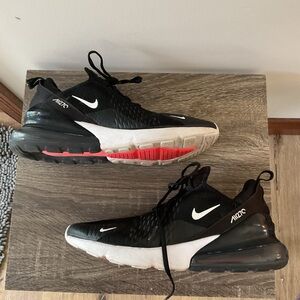 Nike Kids Black and Red Sneakers